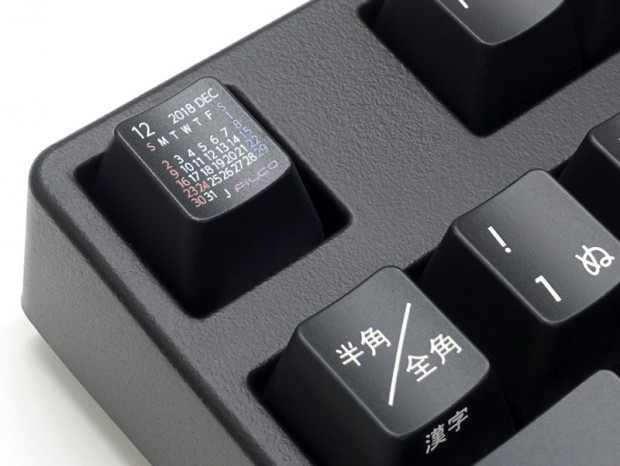 最短で日付が分かるカレンダー付き交換用キーキャップ「FILCO Calendar Keycap Set 2018」