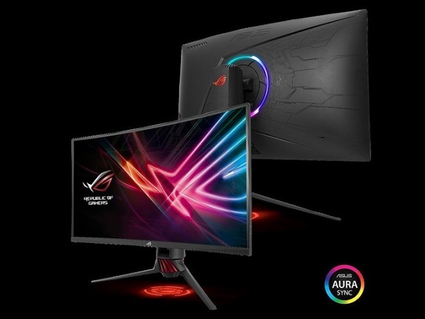 144Hz駆動の32インチ曲面ゲーミング液晶、ASUS「ROG Strix XG32VQ」
