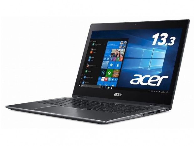第8世代Coreシリーズを搭載する13.3型コンパーチブルノートPC、エイサー「Spin 5」