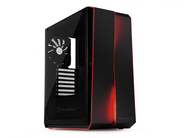 非対称フェイスと強化ガラスのミドルタワー、SilverStone「RL07