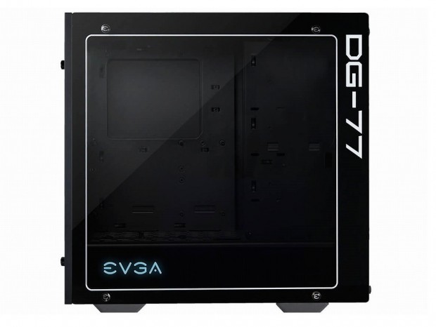 3面強化ガラスパネルのミドルタワー、EVGA「DG-7」シリーズ
