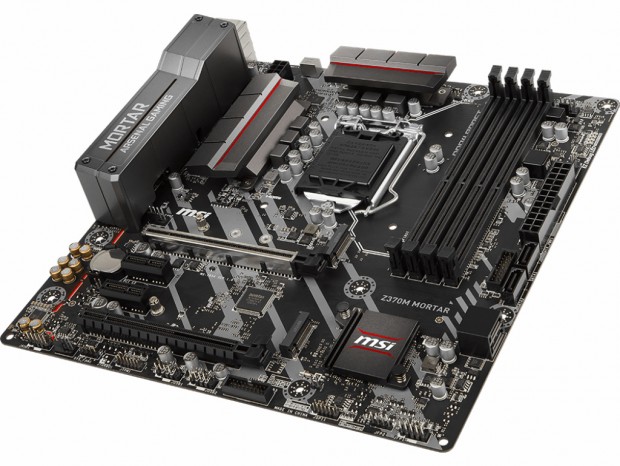 Intel Z370チップ採用のゲーミングMicroATXマザー、MSI「Z370 MORTAR」