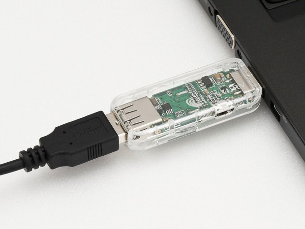 切断されたUSB機器を再接続できるアダプタ、センチュリー「USB troubleshooter lite」