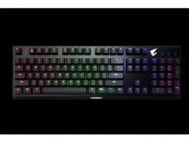 600倍高速な光学スイッチ採用ゲーミングキーボード、GIGABYTE「AORUS K9 Optical」