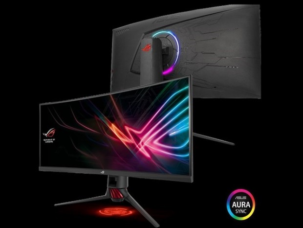 ASUS、ROGシリーズ最大の曲面ゲーミング液晶「ROG Strix XG35VQ」正式発表