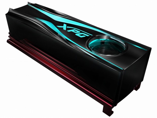 RGB LED搭載。M.2 SSD向けアクティブクーラー、ADATA「XPG STORM RGB heatsink」