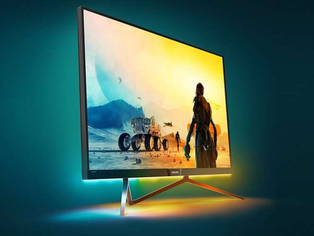 映像に合わせてライティングが変化するフルHD液晶、Philips「356M6QJAB/11」