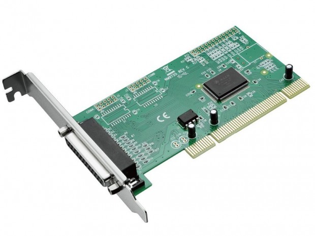 ロープロファイル対応のプリンタポート拡張カード、エアリア「SD-PCI9835-1PL」