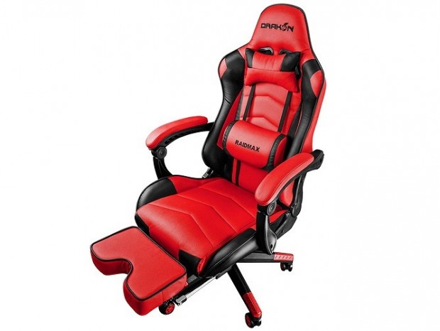 サイズ、フットレスト標準のRAIDMAX新型ゲーミングチェア「DRAKON DK709」取り扱い開始