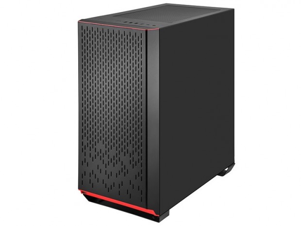 ロゴ投影できるメタルフロントPCケース、SilverStone「Primera PM02」24日発売