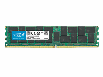 Crucial、容量128GBのDDR4 LRDIMM発売開始。価格は3,999.99ドル