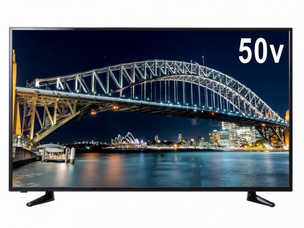 グリーンハウス、日本製基板採用の4K50型液晶テレビを49,800円で発売 