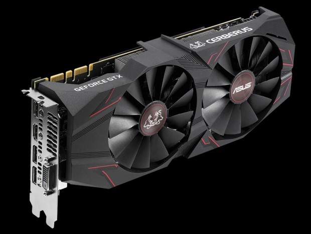 「IP5X防塵ファン」搭載のGTX 1070 Ti、ASUS「CERBERUS-GTX1070TI-A8G」