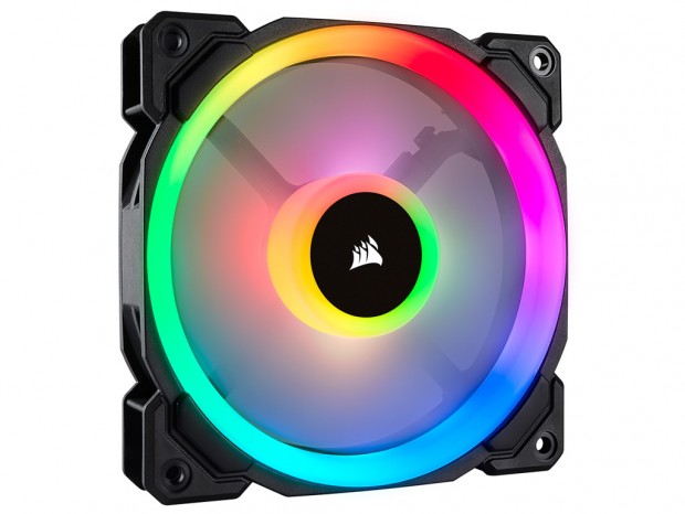 計16個のLED内蔵RGBライトループ搭載ファン、CORSAIR「LL RGB」シリーズ発売
