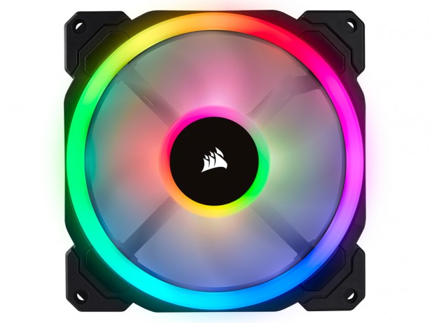 計16個のLED内蔵RGBライトループ搭載ファン、CORSAIR「LL RGB」シリーズ発売