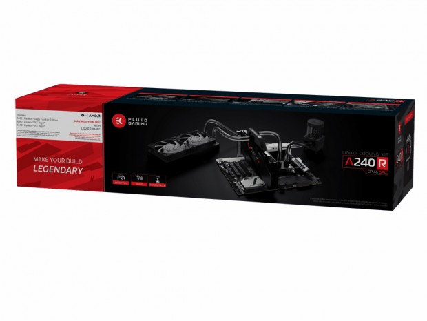 オールアルミ製水冷キット「EK Fluid Gaming」に、Radeon Vega対応モデル追加