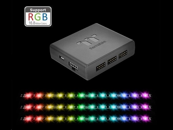 Thermaltake、デイジーチェーン対応のRGBイルミネーションパック「Pacific Lumi Plus LED Strip 3Pack」