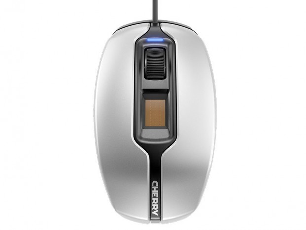 Cherry、指紋認証センサーを搭載する光学式マウス「CHERRY MC 4900」