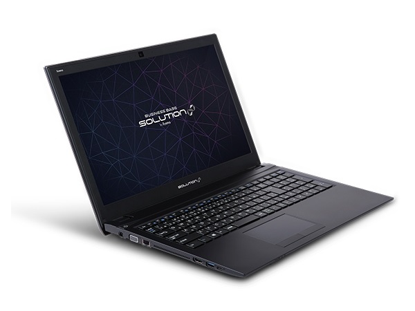 SOLUTION∞、Microsoft Office標準のCoffee Lake搭載15型フルHDノートPC