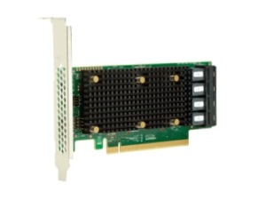 Broadcom、最大24台のNVMe SSDを搭載できるアダプタ「HBA 9405W-16I」など2種