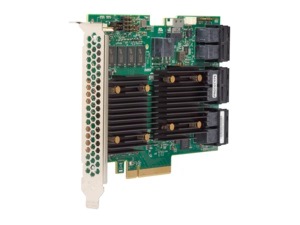 Broadcom、最大24台のNVMe SSDを搭載できるアダプタ「HBA 9405W-16I」など2種