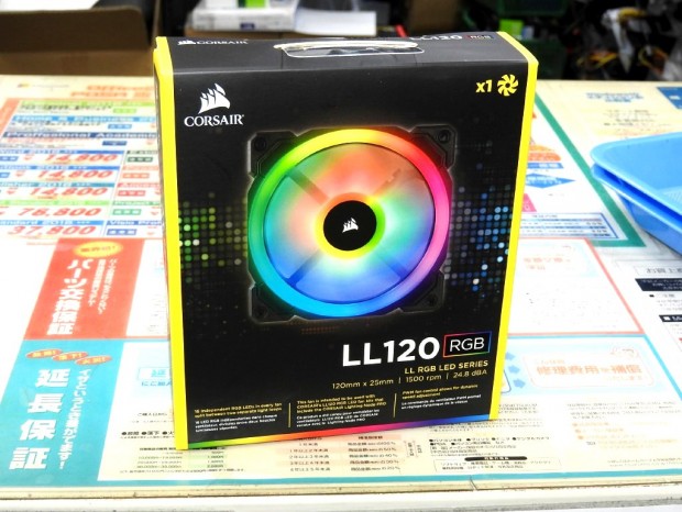 RGBライトループ搭載できれいに光るCORSAIR製RGB LEDファン「LL RGB」シリーズが計4モデル発売 - エルミタージュ秋葉原