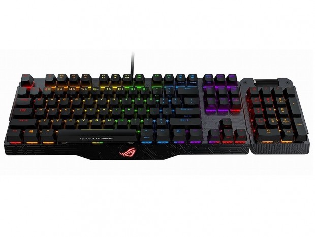 着脱式テンキー採用のCherry MX RGB搭載キーボード、ASUS「ROG Claymore」が発売決定
