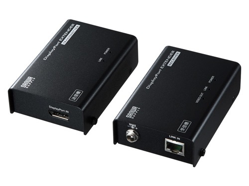 4K信号を40mまで延長できるDisplayPortエクステンダー、サンワサプライ「VGA-EXDP」