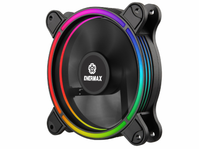 4重リングLEDを搭載する汎用120mmファン、ENERMAX「T.B. RGB」シリーズ