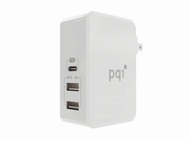 USB PD対応の3ポートUSB充電器、PQI「Smart i-Charger PD」