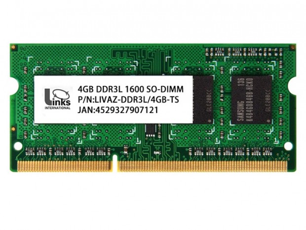 リンクス、ECS「LIVA」シリーズ推奨のSODIMMメモリ発売