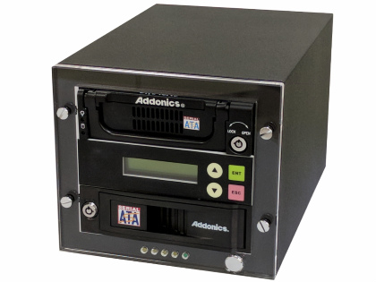IDEドライブにも対応するHDD/SSDデュプリケーター、Addonics「HD325SI」
