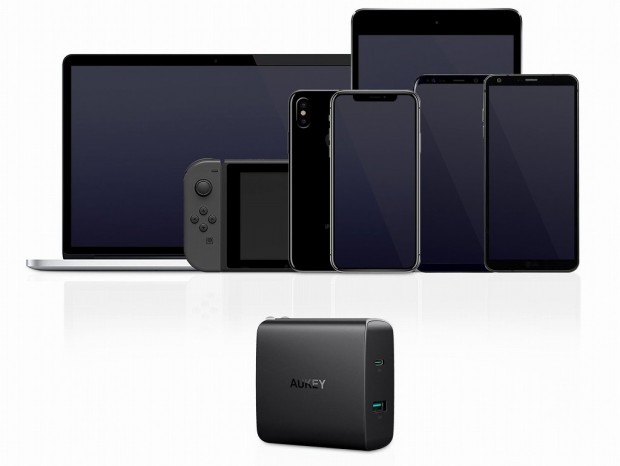 MacBookの充電もできるUSB Type-C PD対応ACアダプタ、AUKEY「PA-Y10」