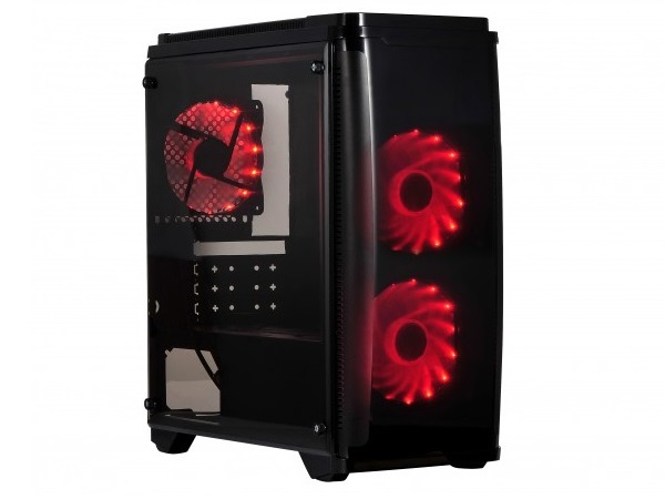 フロント・左サイド強化ガラスのミニタワーPCケース、X2「PIRATE 1416」