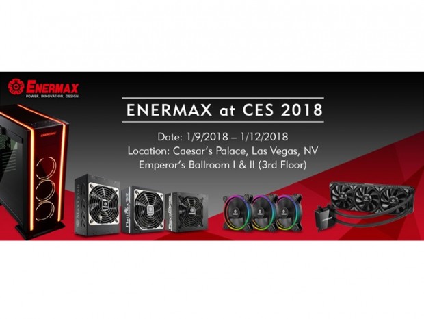 ENERMAX、「CES 2018」でワットメーター搭載のマイニング専用電源など発表