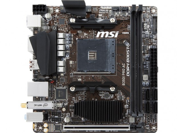 最新機能を搭載したRyzen対応Mini-ITXマザーボード、MSI「B350I PRO AC」