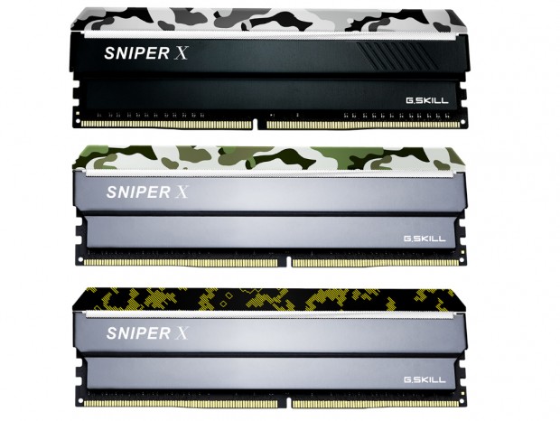 マスタードシード、迷彩柄ヒートスプレッダ採用G.SKILL「Sniper X」の取り扱い開始