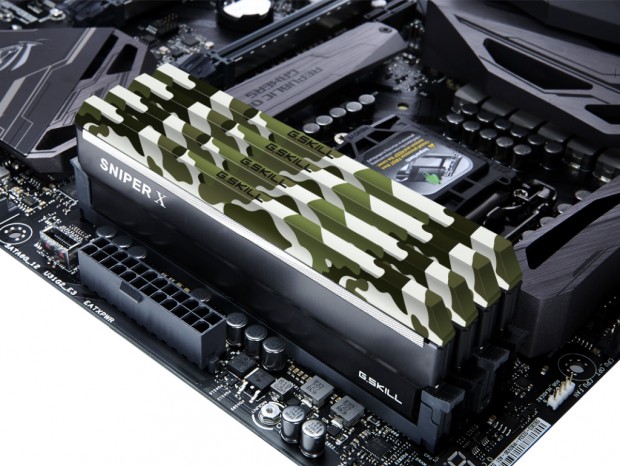 G.SKILL、ミリタリーデザインのDDR4メモリ「Sniper X DDR4」シリーズ