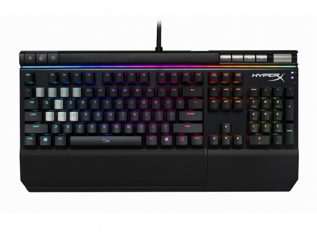 HyperXから、Cherry MX RGB搭載の大型ゲーミングキーボード「Alloy Elite RGB」が登場