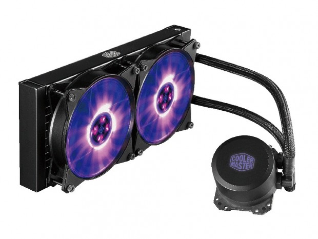 RGB LED対応のオールインワン水冷ユニット、Cooler Master「MasterLiquid ML RGB」2種