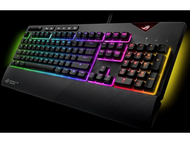 「Aura Sync」対応のメカニカルゲーミングキーボード、ASUS「Strix Flare」