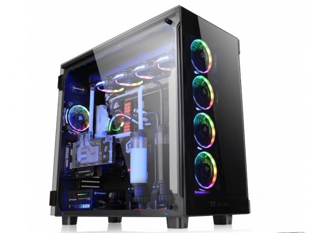 Thermaltake、3面強化ガラスのフルタワーPCケース「View 91 TG RGB Edition」