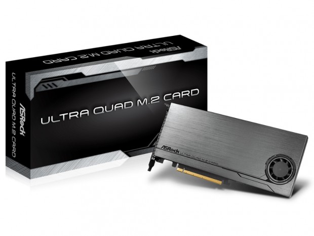 最大4枚のM.2 SSDが搭載できるASRock「Ultra Quad M.2 Card」の販売価格確定