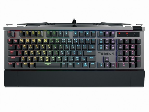 光学式スイッチ搭載のRGB対応キーボード、GAMDIAS「Hermes P2 JPN」約1.4万円で発売