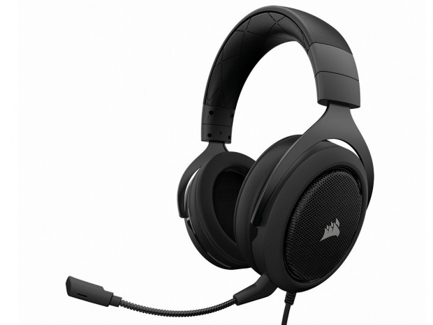 50mmネオジムドライバ採用のゲーミングヘッドセット、CORSAIR「HS50 STEREO」シリーズ