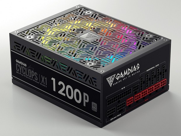 GAMDIAS、RGB LEDファン搭載電源3シリーズ計6モデル発表