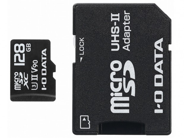 8K動画撮影も可能なUHS-II対応microSDカードがアイ・オー・データから
