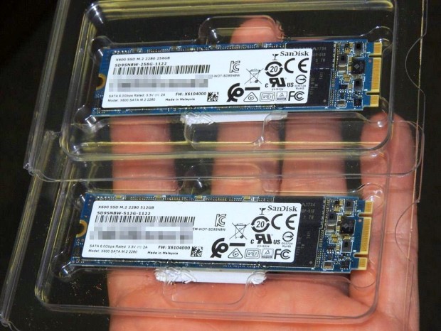 64層 3D NAND採用のSanDisk「X600 SATA SSD」シリーズ発売開始