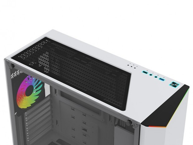 RGBイルミとガラスパネルで魅せるミドルタワー、Deepcool「EARLKASE RGB」にホワイトモデル