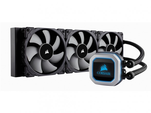 RGB LED搭載のセミファンレスオールインワン水冷、CORSAIR「Hydro PRO RGB」